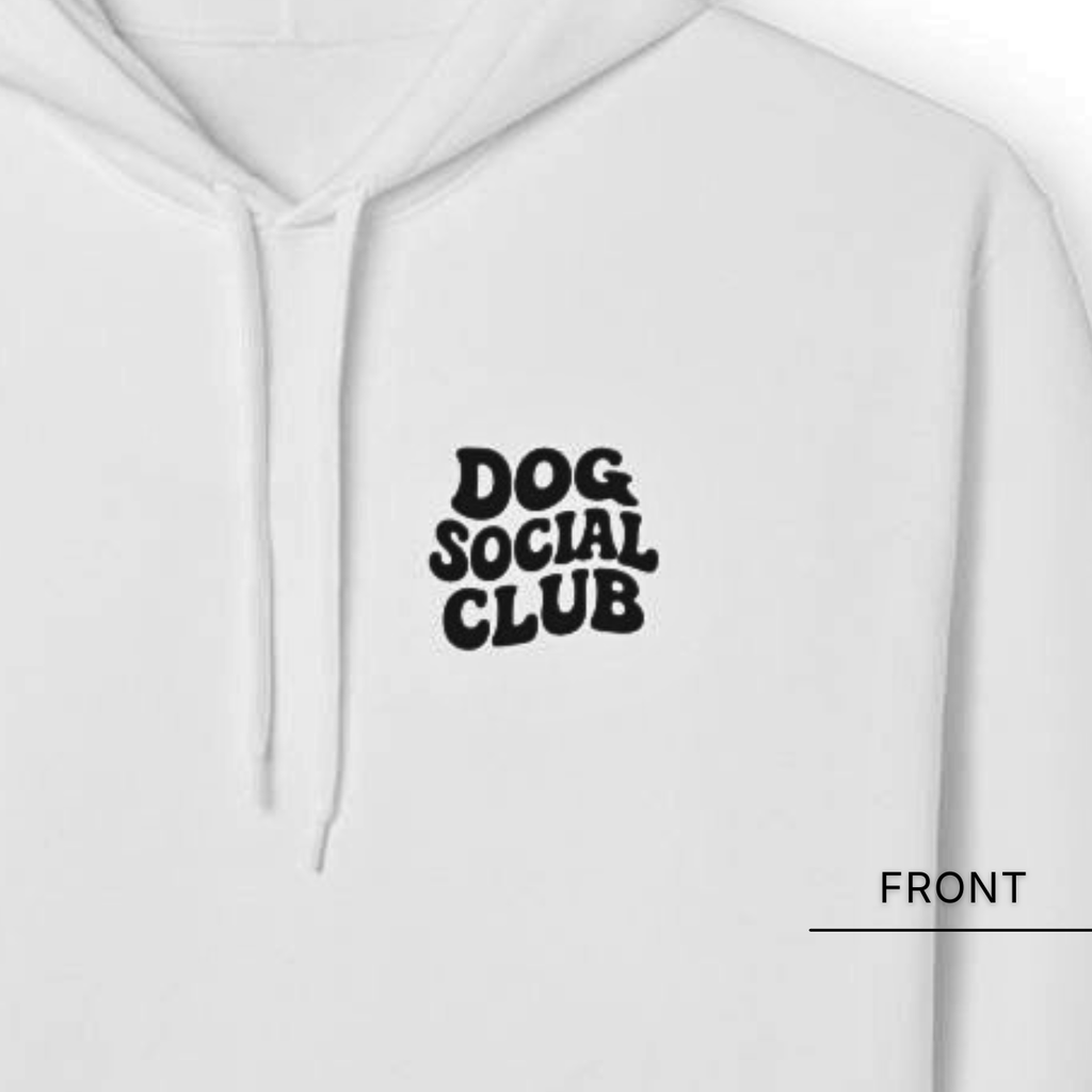 DOG SOCIAL CLUB Hoodie — Unisex Dog Lover Hoodie