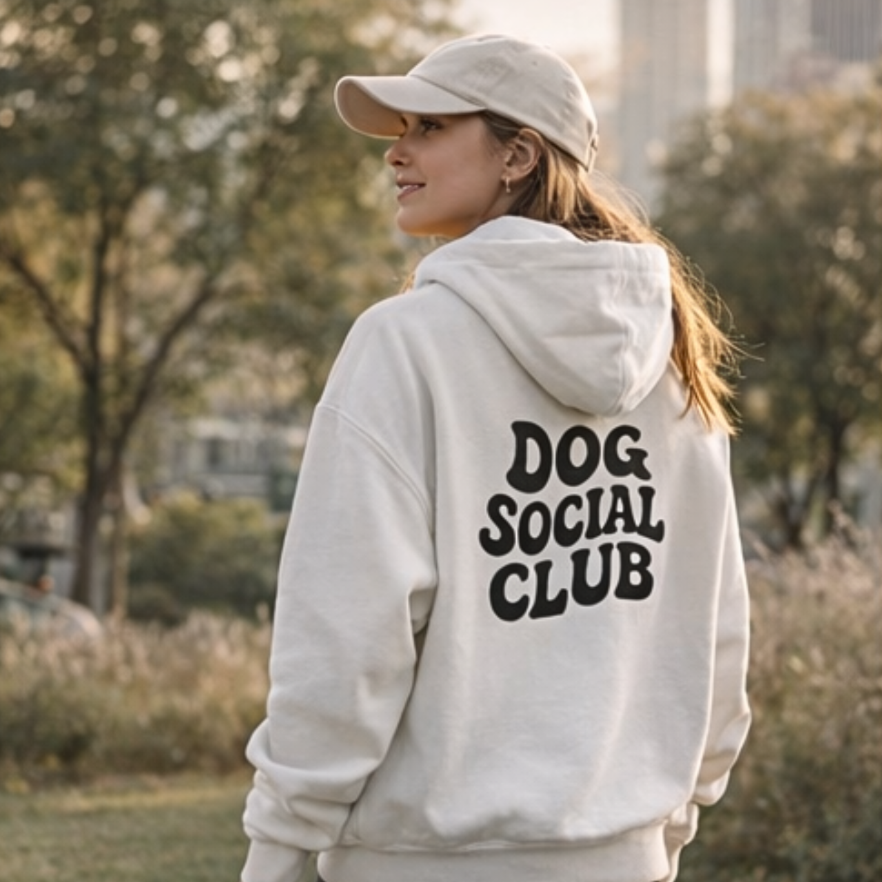 DOG SOCIAL CLUB Hoodie — Unisex Dog Lover Hoodie