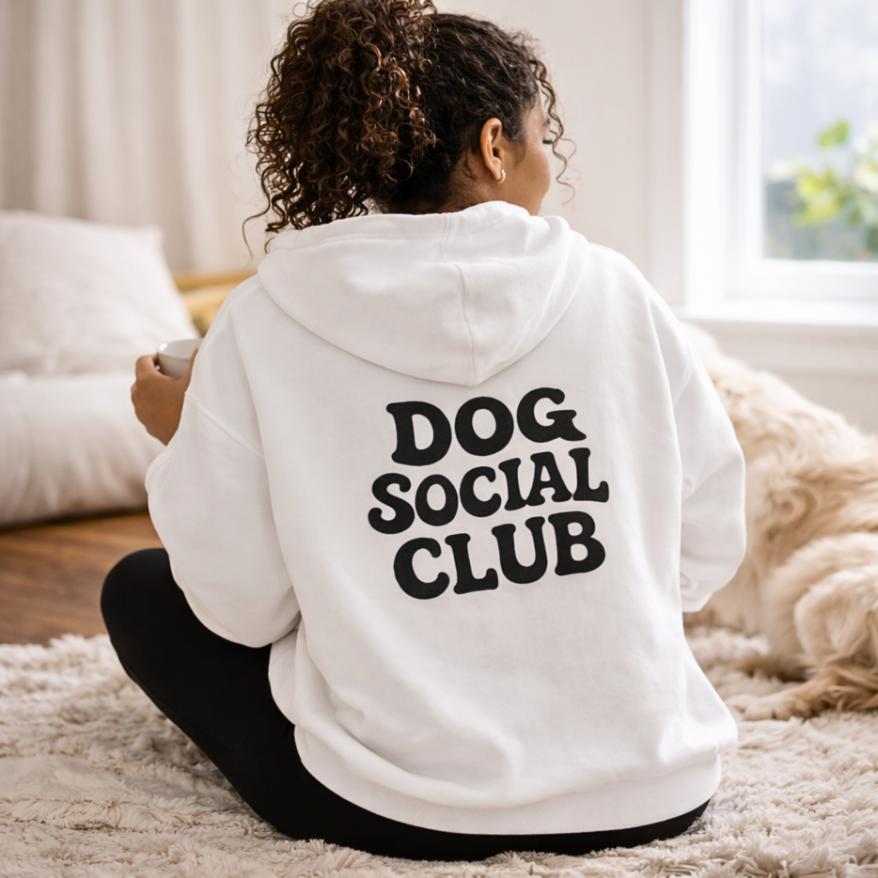 DOG SOCIAL CLUB Hoodie — Unisex Dog Lover Hoodie