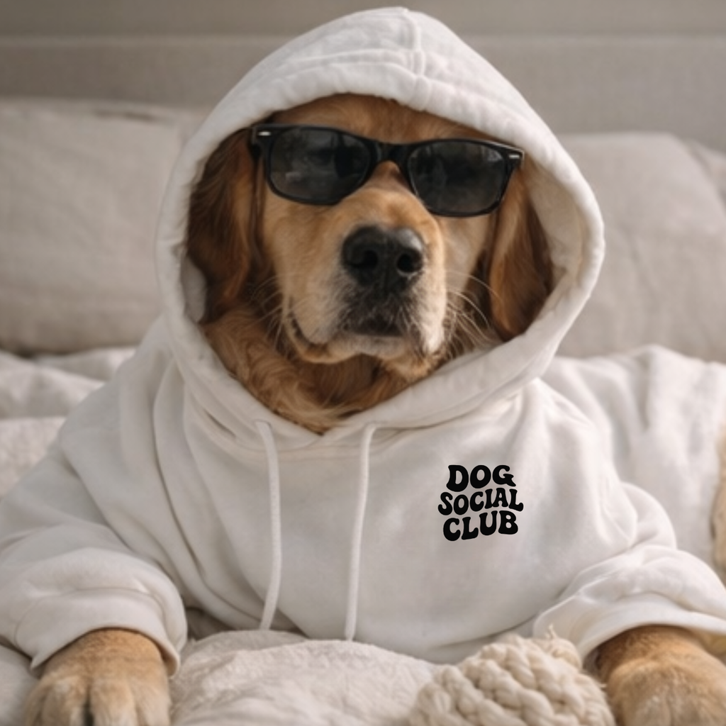 DOG SOCIAL CLUB Hoodie — Unisex Dog Lover Hoodie