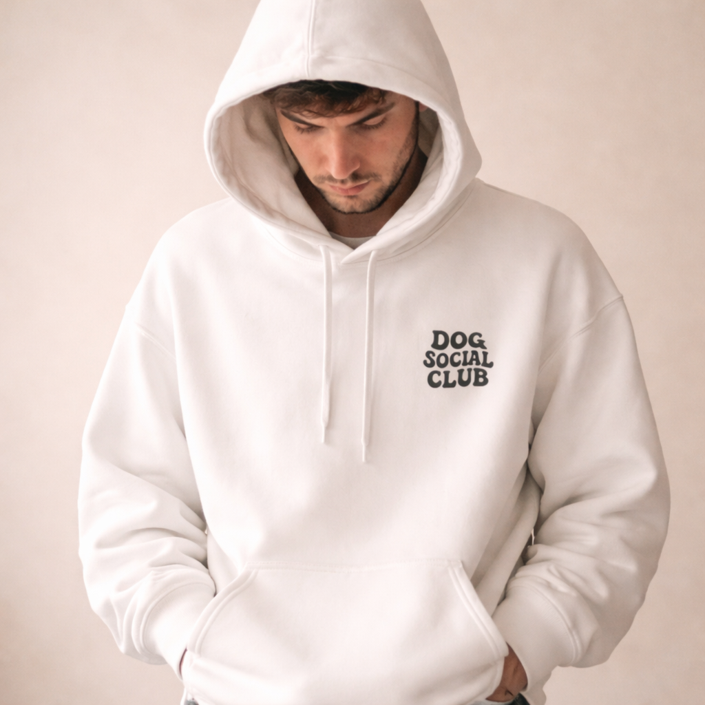 DOG SOCIAL CLUB Hoodie — Unisex Dog Lover Hoodie