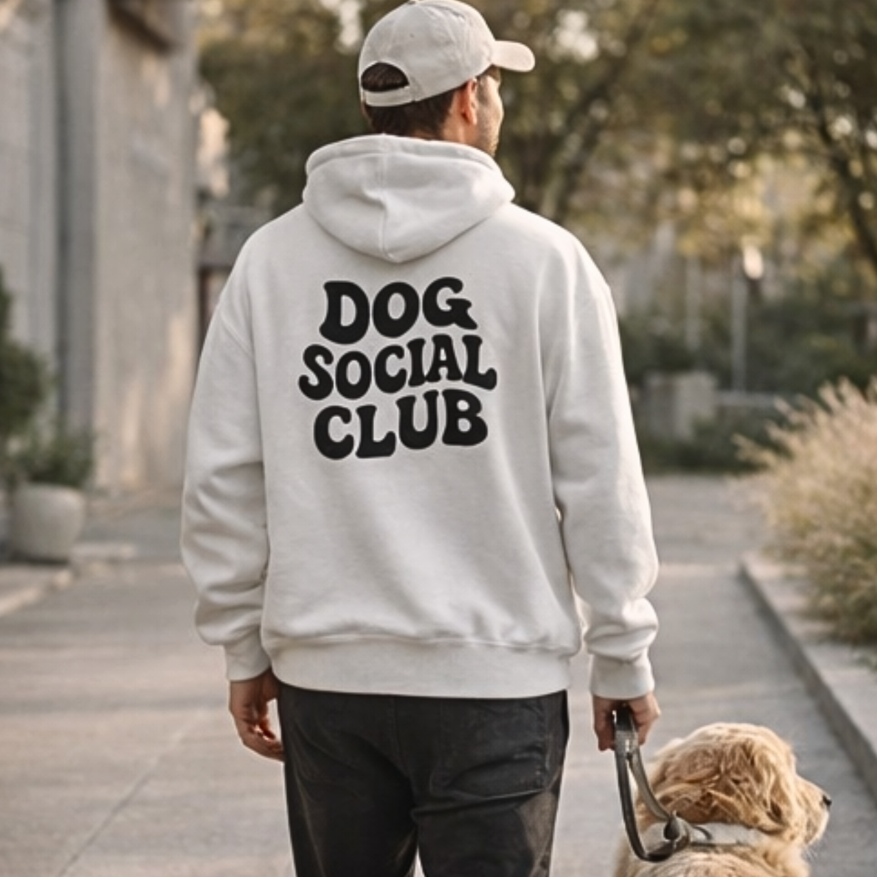 DOG SOCIAL CLUB Hoodie — Unisex Dog Lover Hoodie