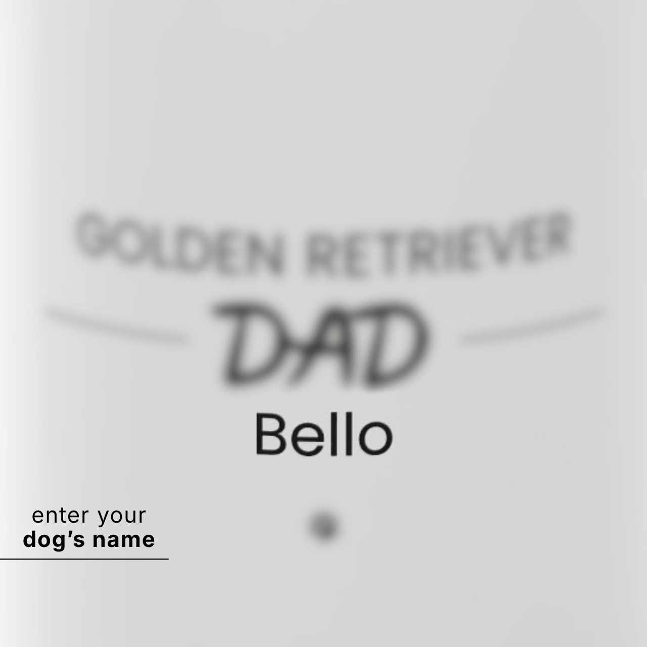 Personalized Golden Retriever Dad Mug