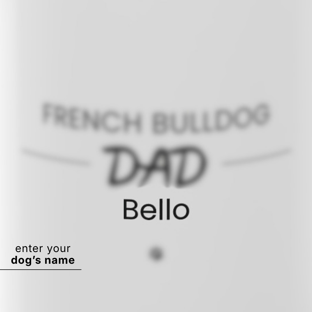 Personalized French Bulldog Dad Mug