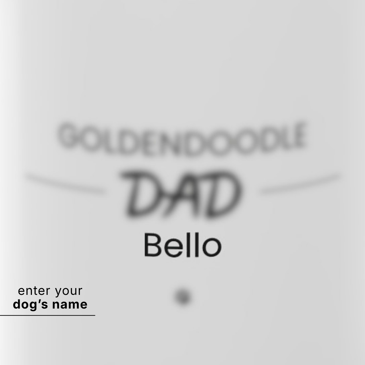 Personalized Goldendoodle Dad Mug