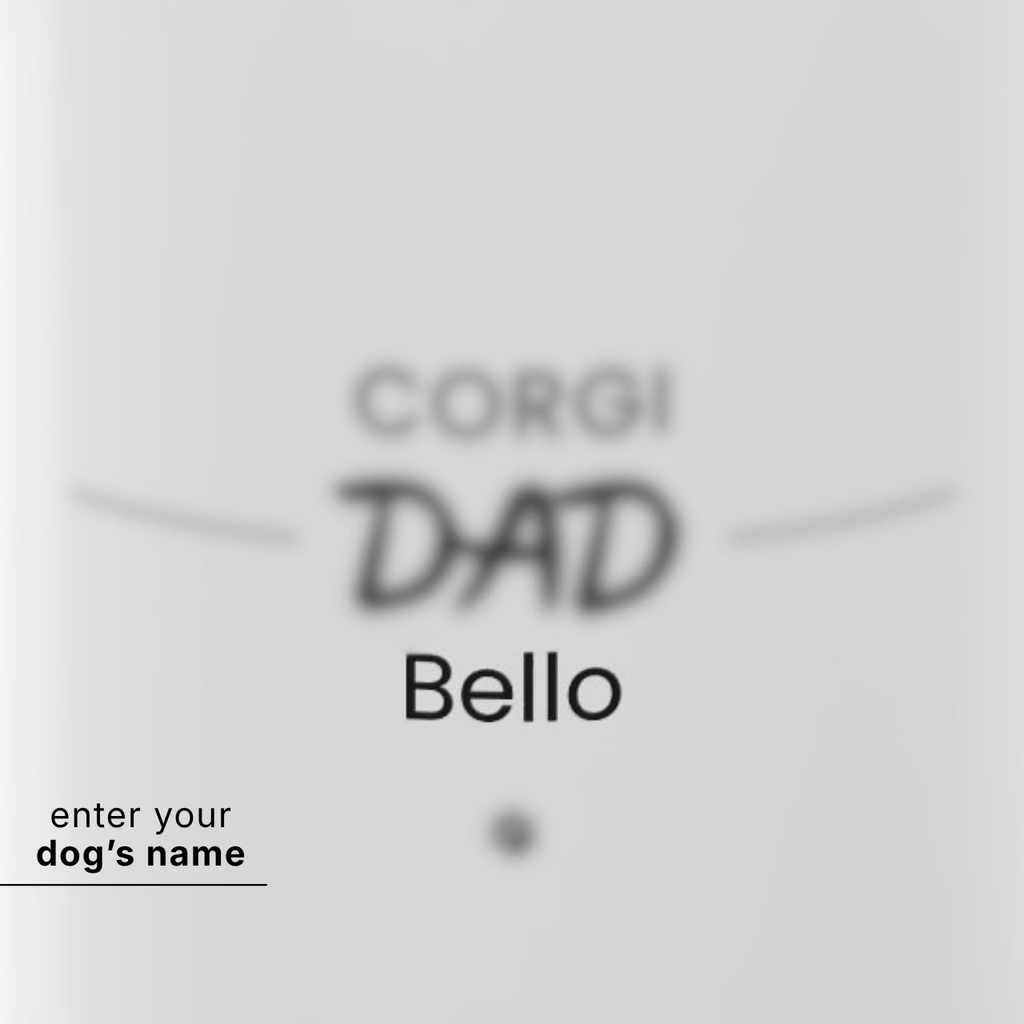 Personalized Corgi Dad Mug