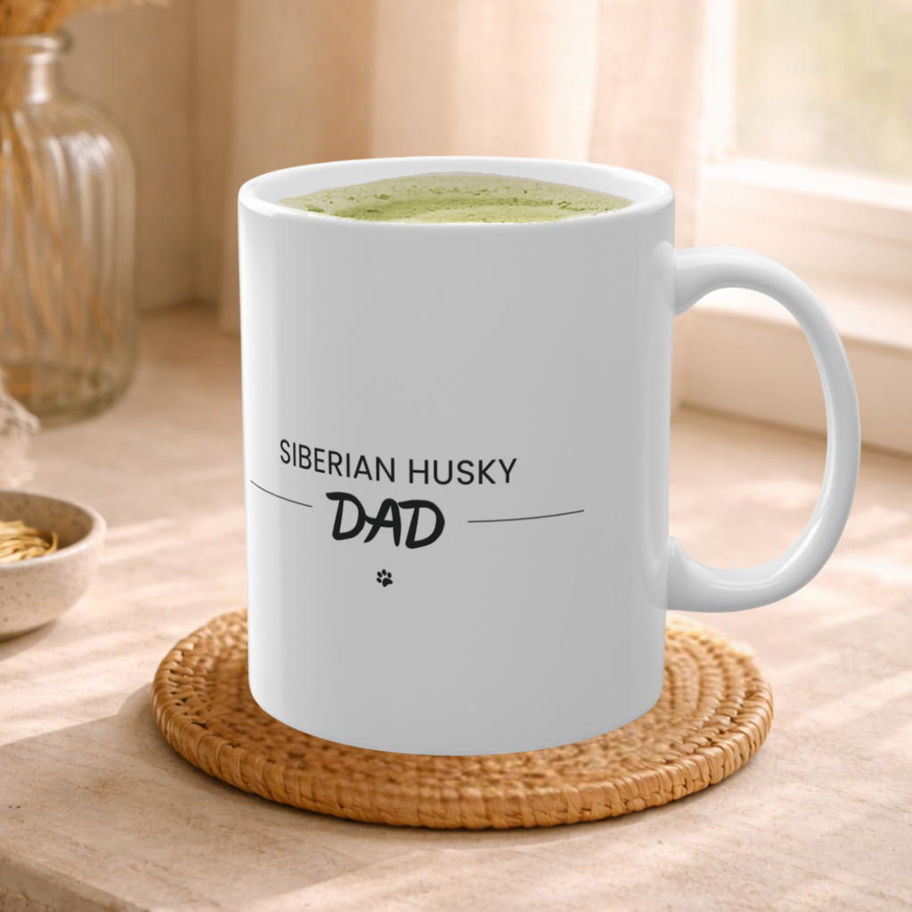 Siberian Husky Dog Dad Mug