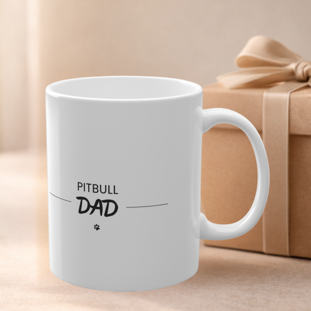 Pitbull Dog Dad Mug