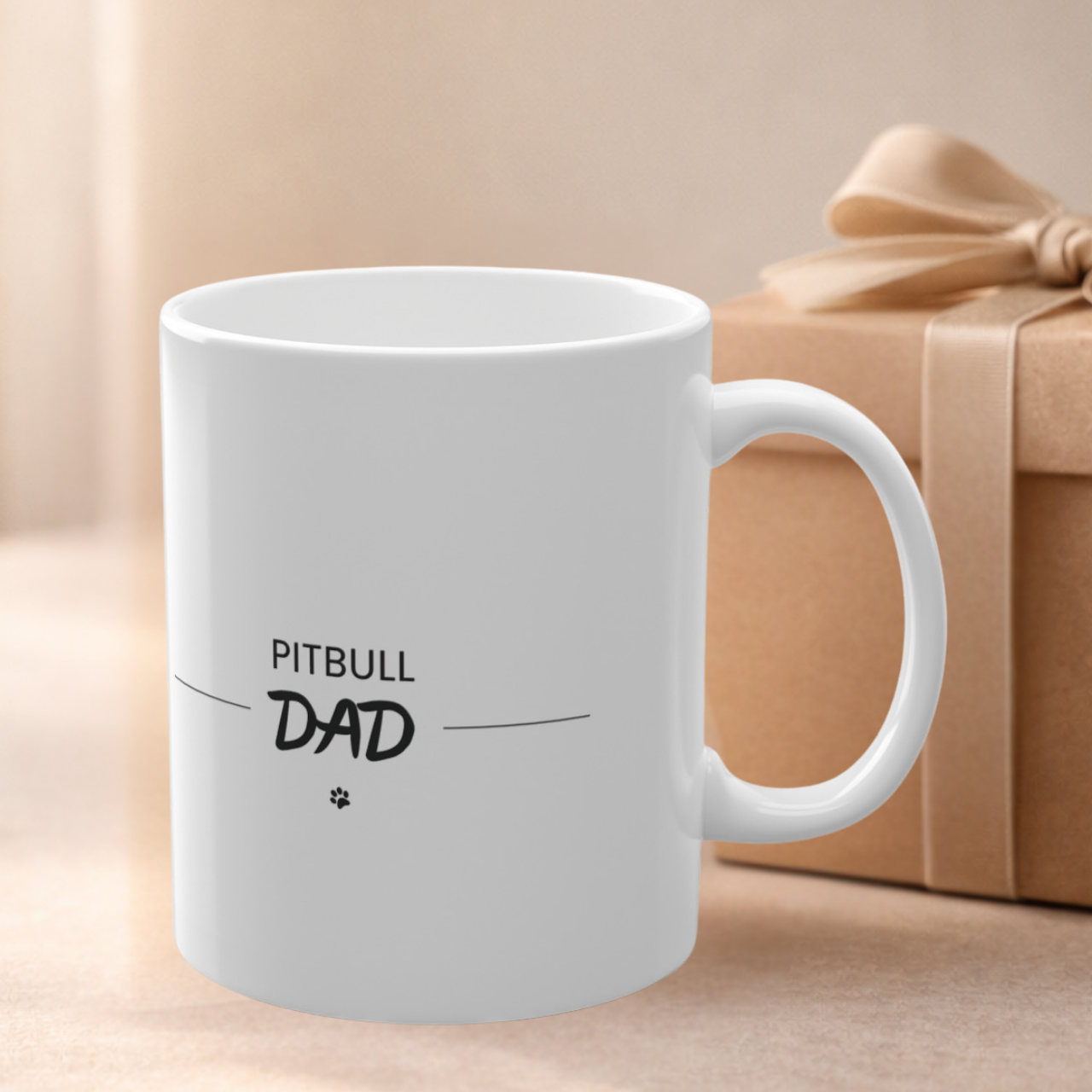 Pitbull Dog Dad Mug
