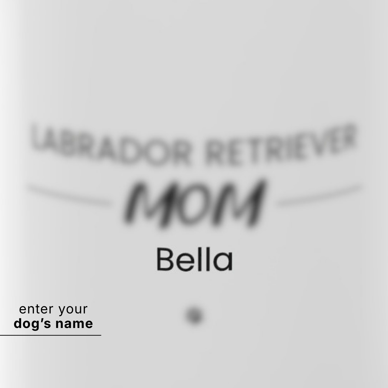 Personalized Labrador Retriever Mom Mug