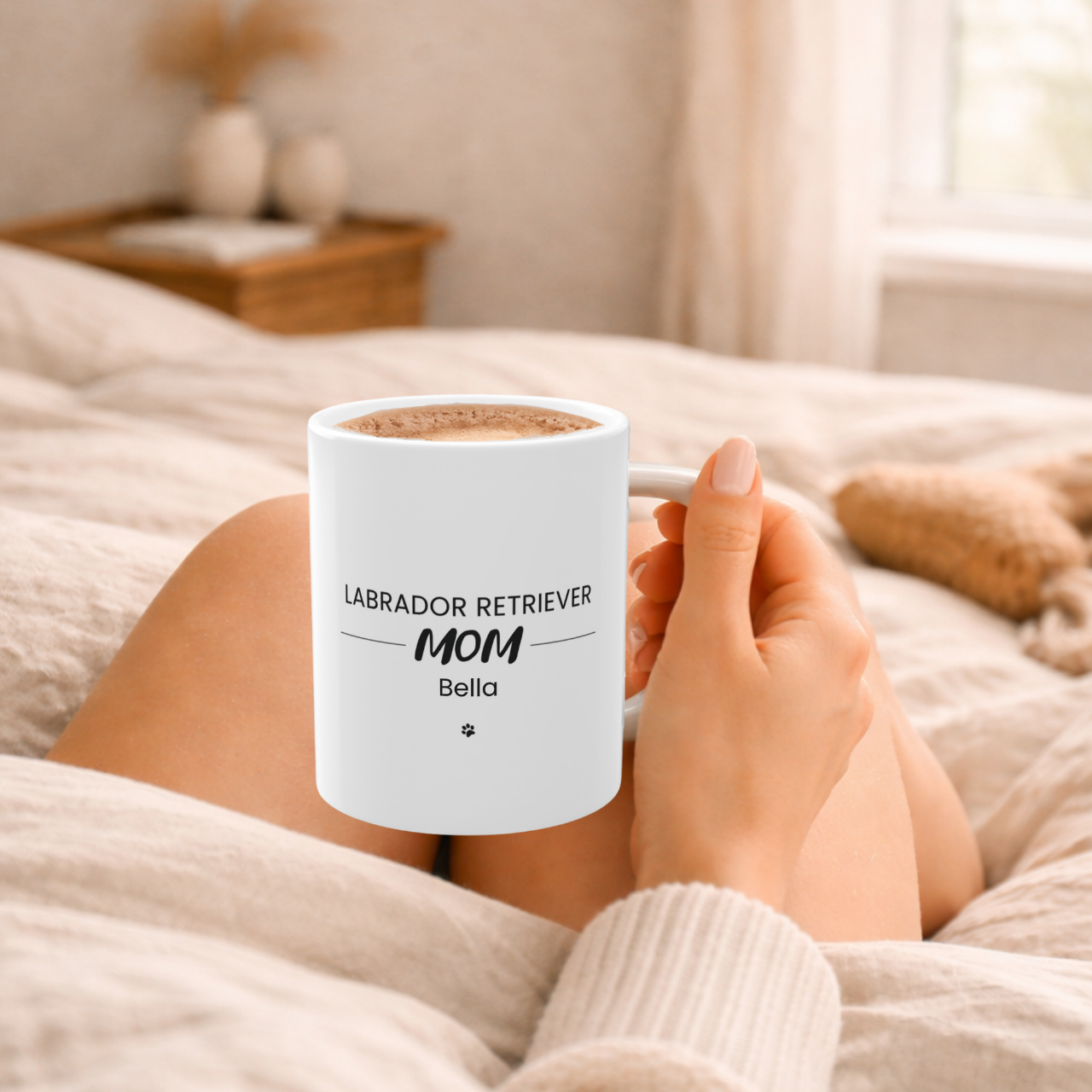 Personalized Labrador Retriever Mom Mug