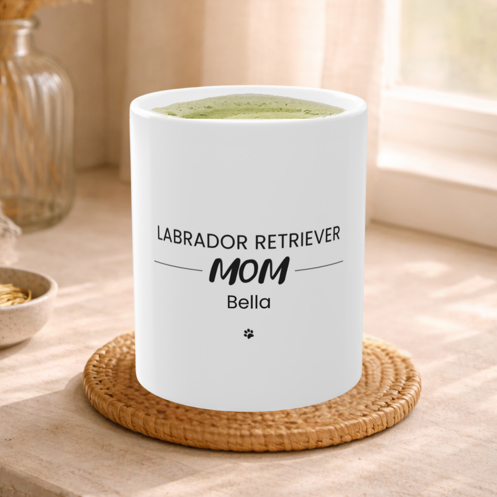 Personalized Labrador Retriever Mom Mug