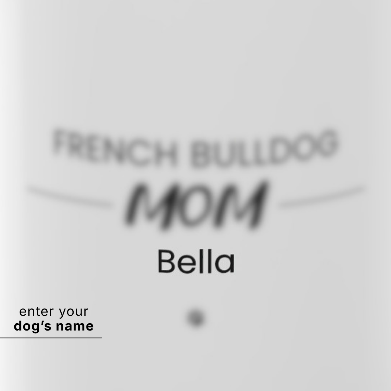 Personalized French Bulldog Mom Mug