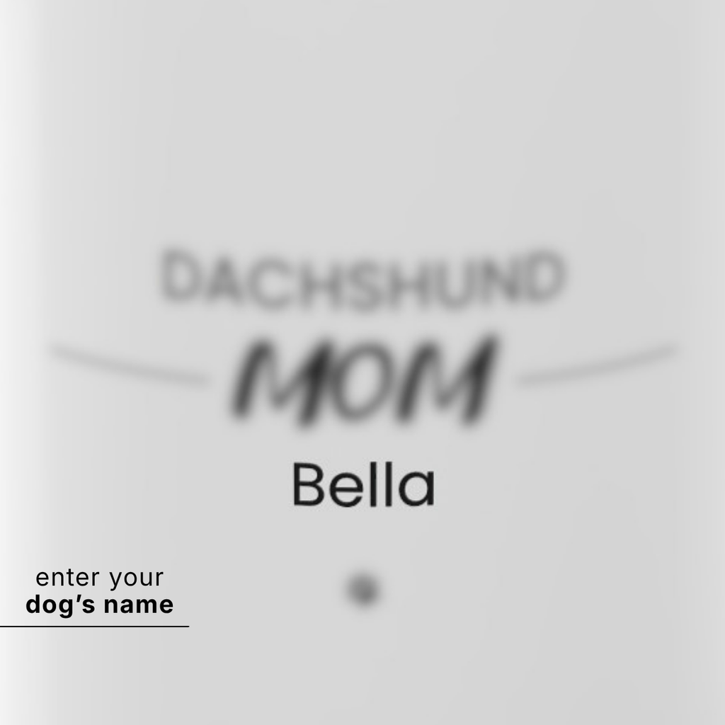Personalized Dachshund Mom Mug