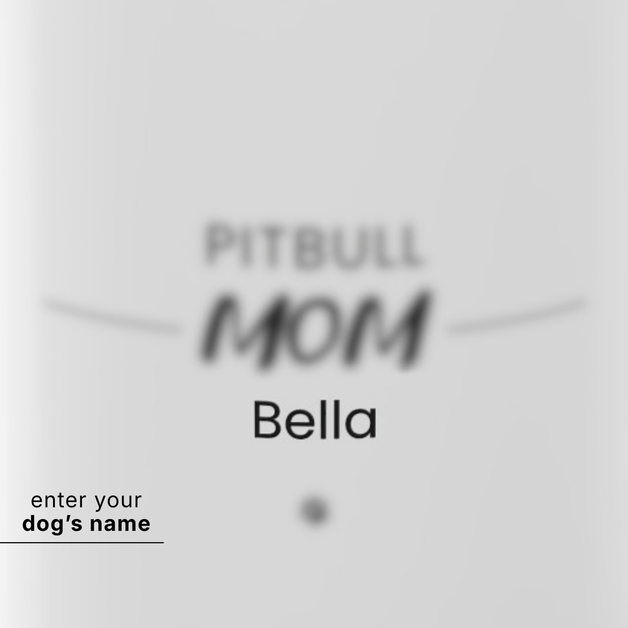 Personalized Pitbull Mom Mug