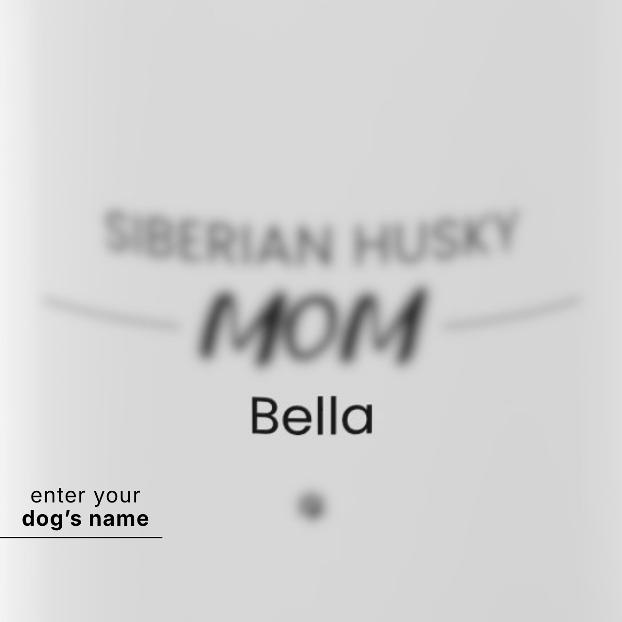Personalized Siberian Husky Mom Mug