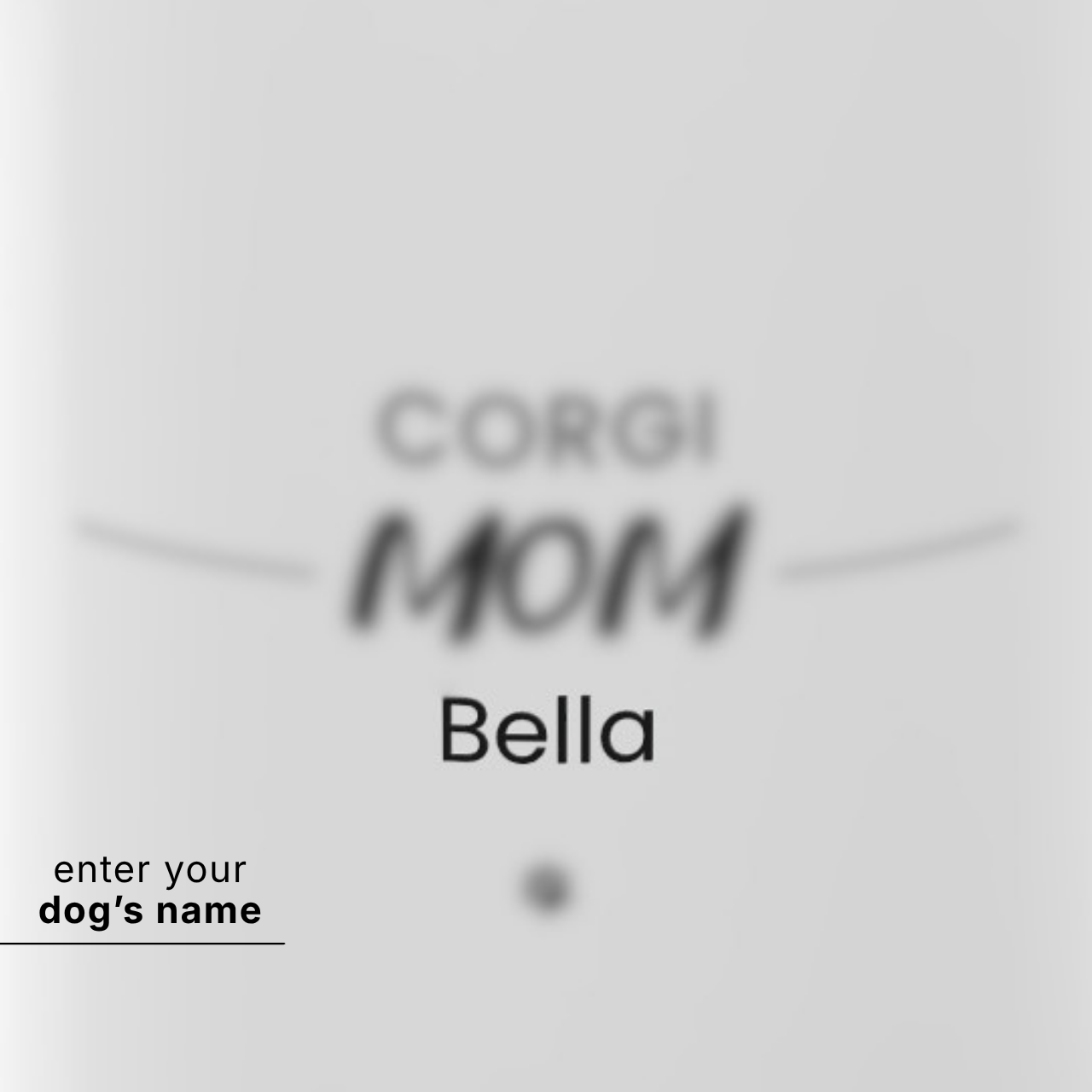 Personalized Corgi Mom Mug