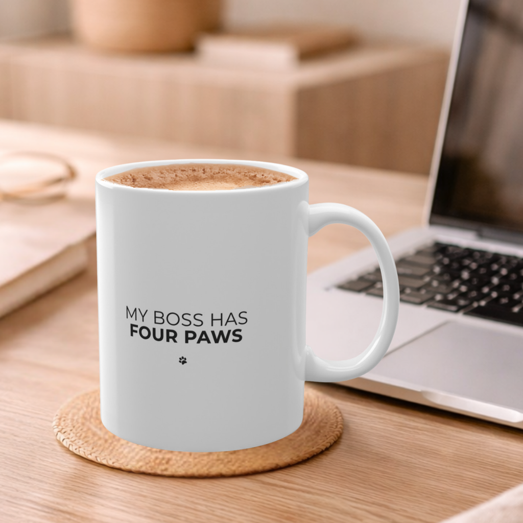 My Boss Has Four Paws Mug