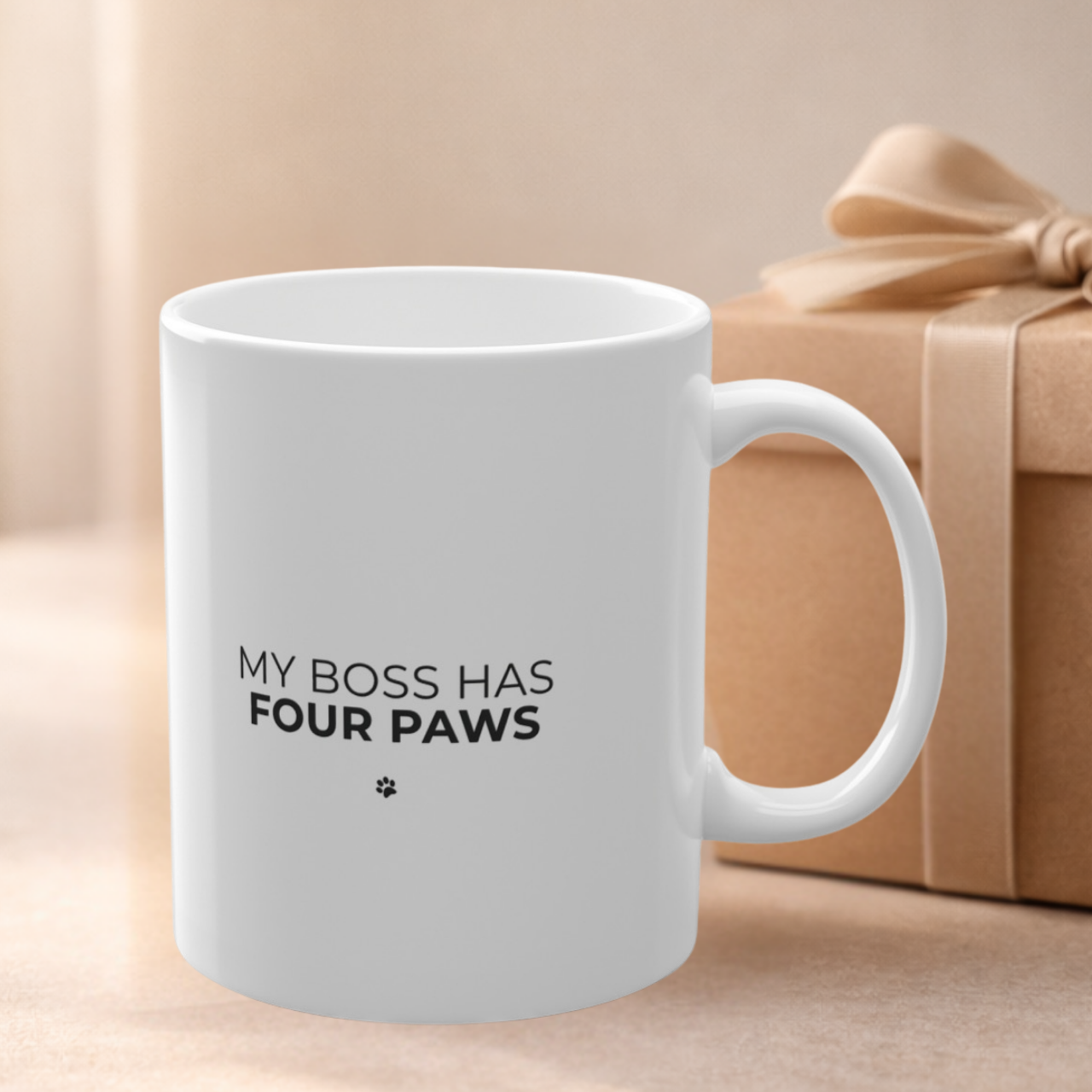 My Boss Has Four Paws Mug